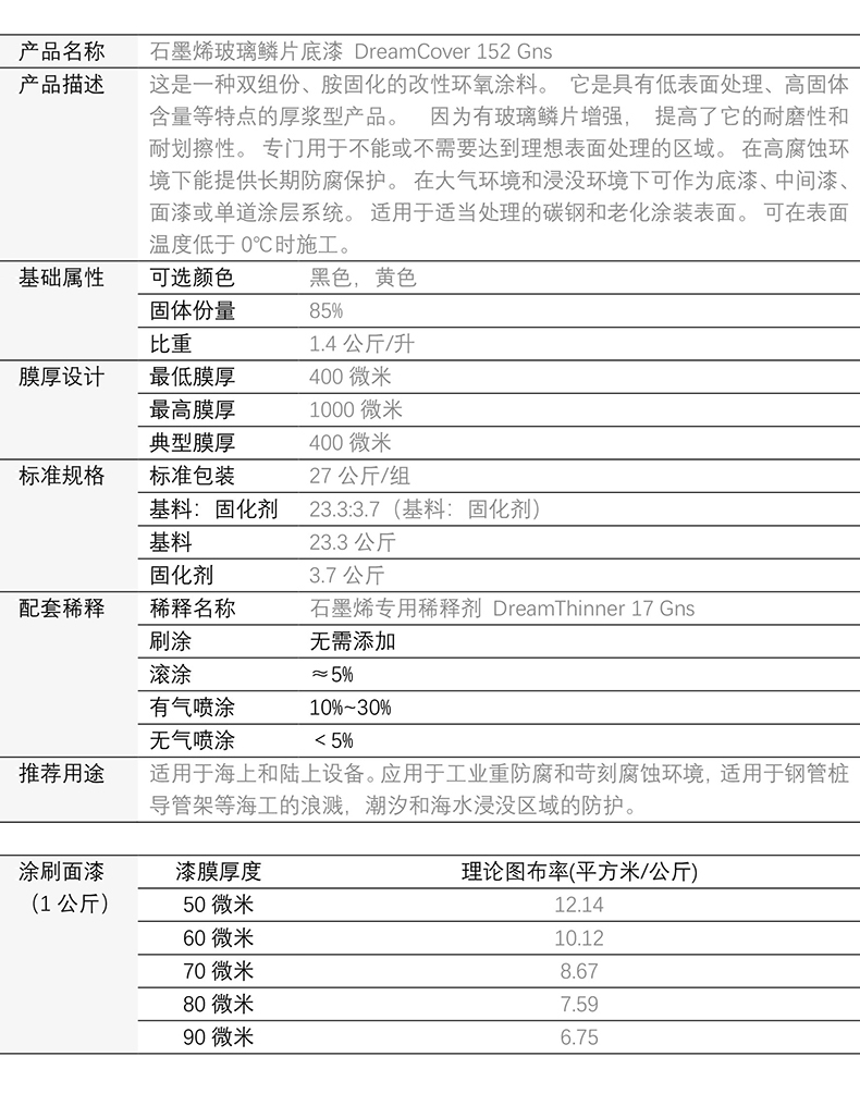 石墨烯玻璃鳞片底漆