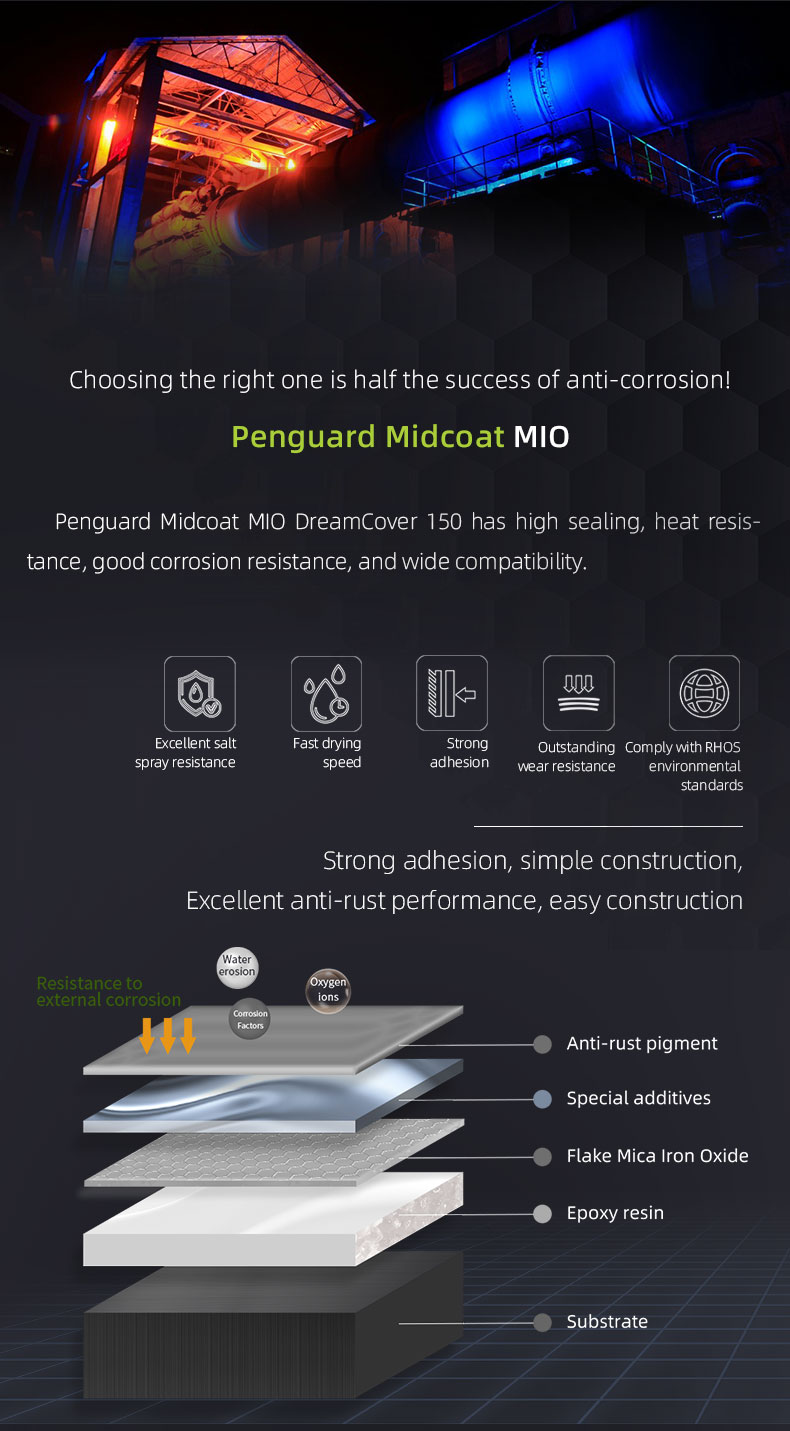 Epoxy Micaceous Iron Oxide Intermediate Coat
