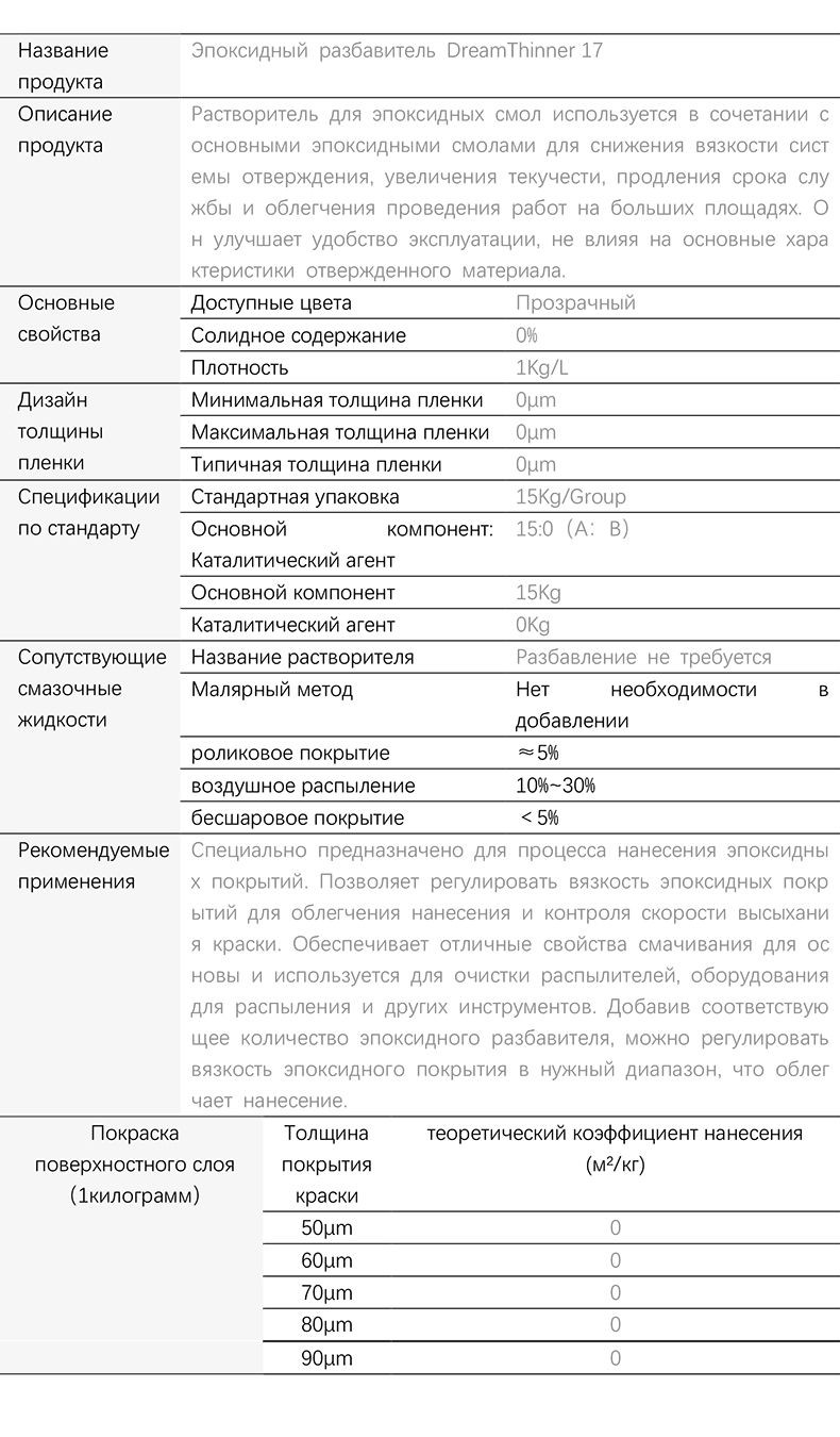 Эпоксидный растворитель